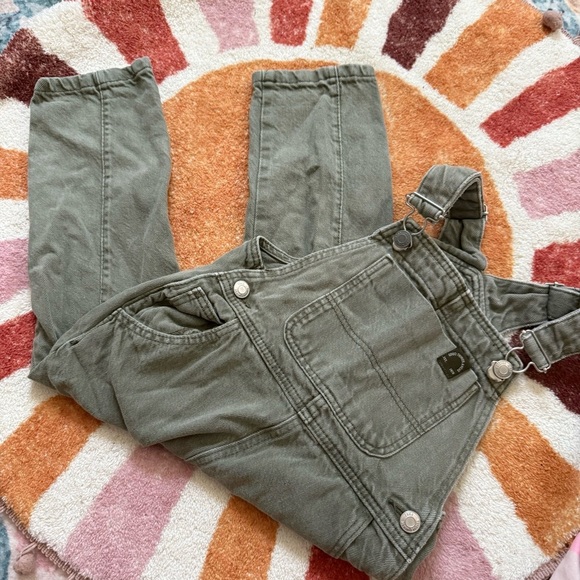 Zara Kids Toddler Denim Olive Green One Piece size 2-3 years - Picture 2 of 3